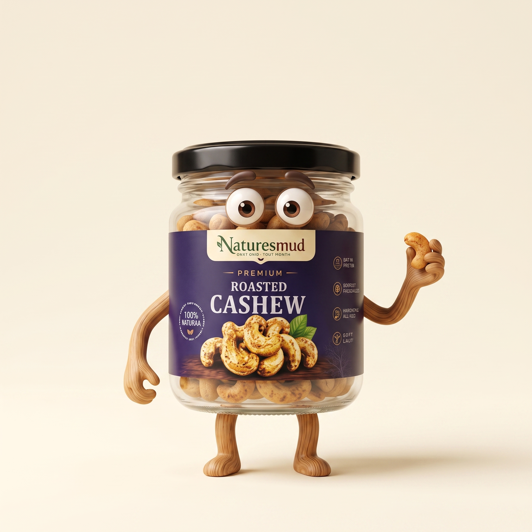 Premium Cashewnuts (Raw Whole Kernels)