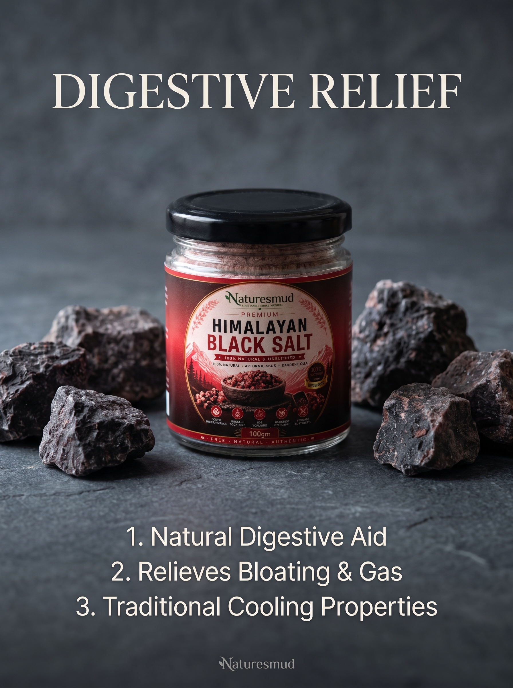 Ayurvedic Himalayan Black Salt (Bire Noon) & Mint Probiotic Chaas