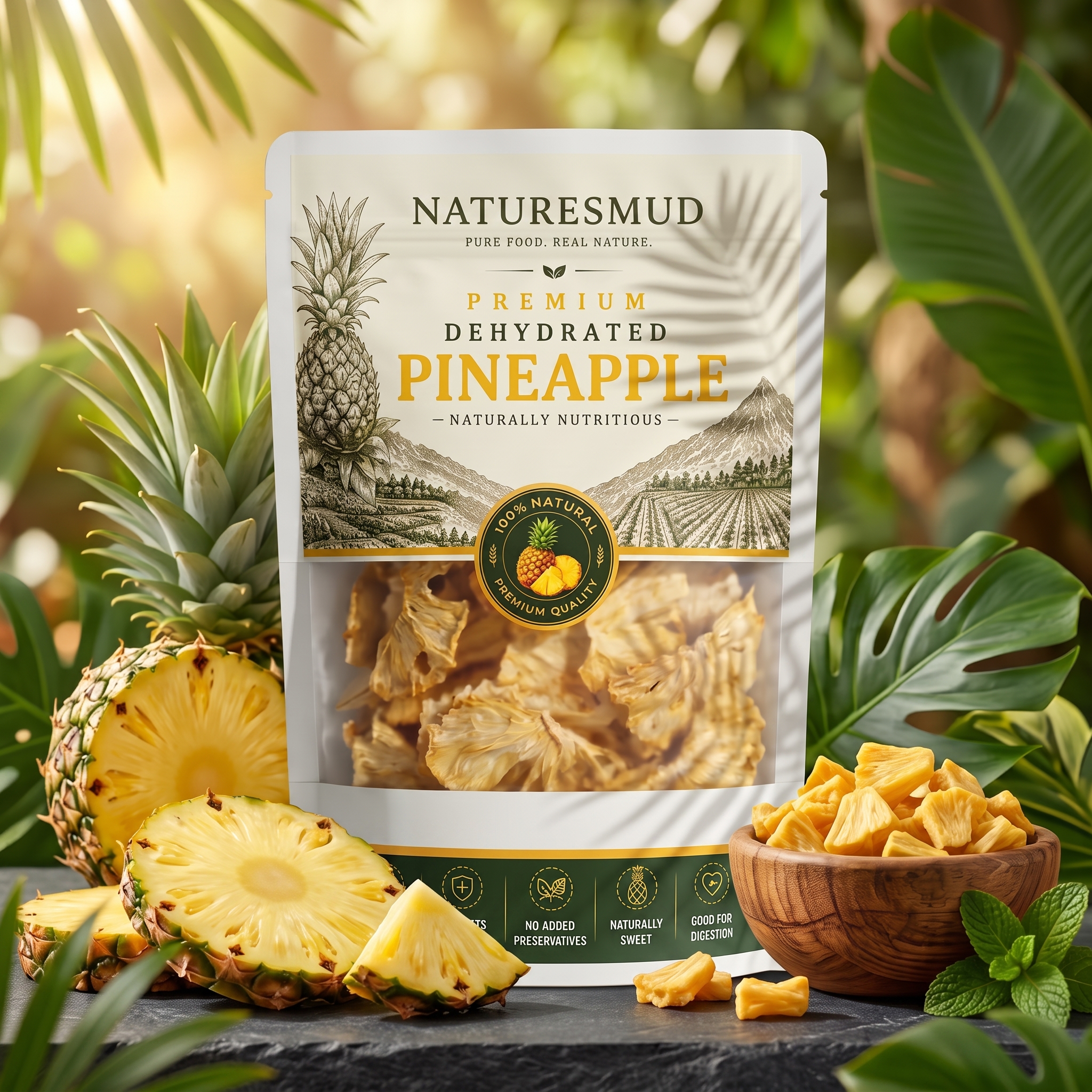Dehydrated Pineapple