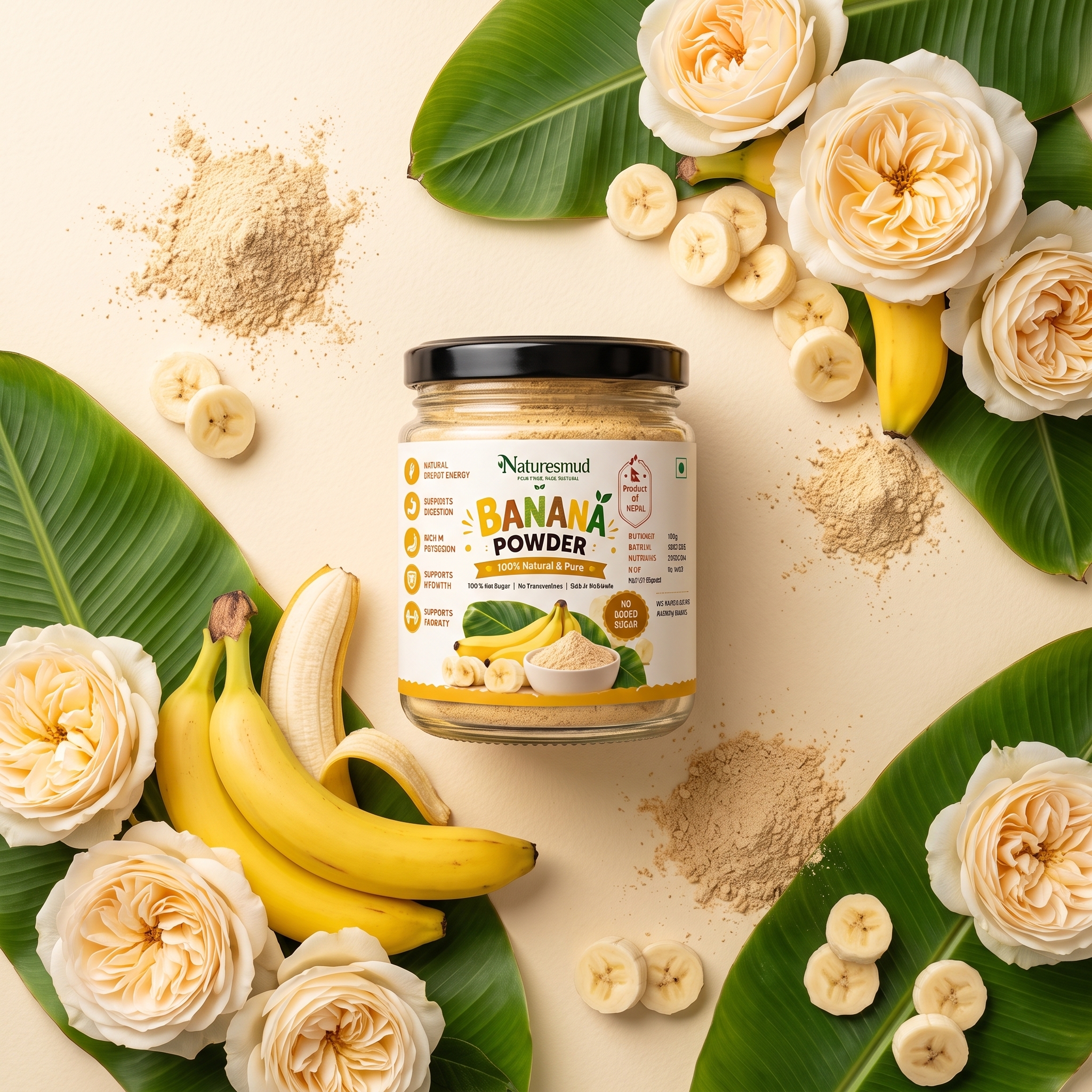 Banana Powder - Official Product Poster