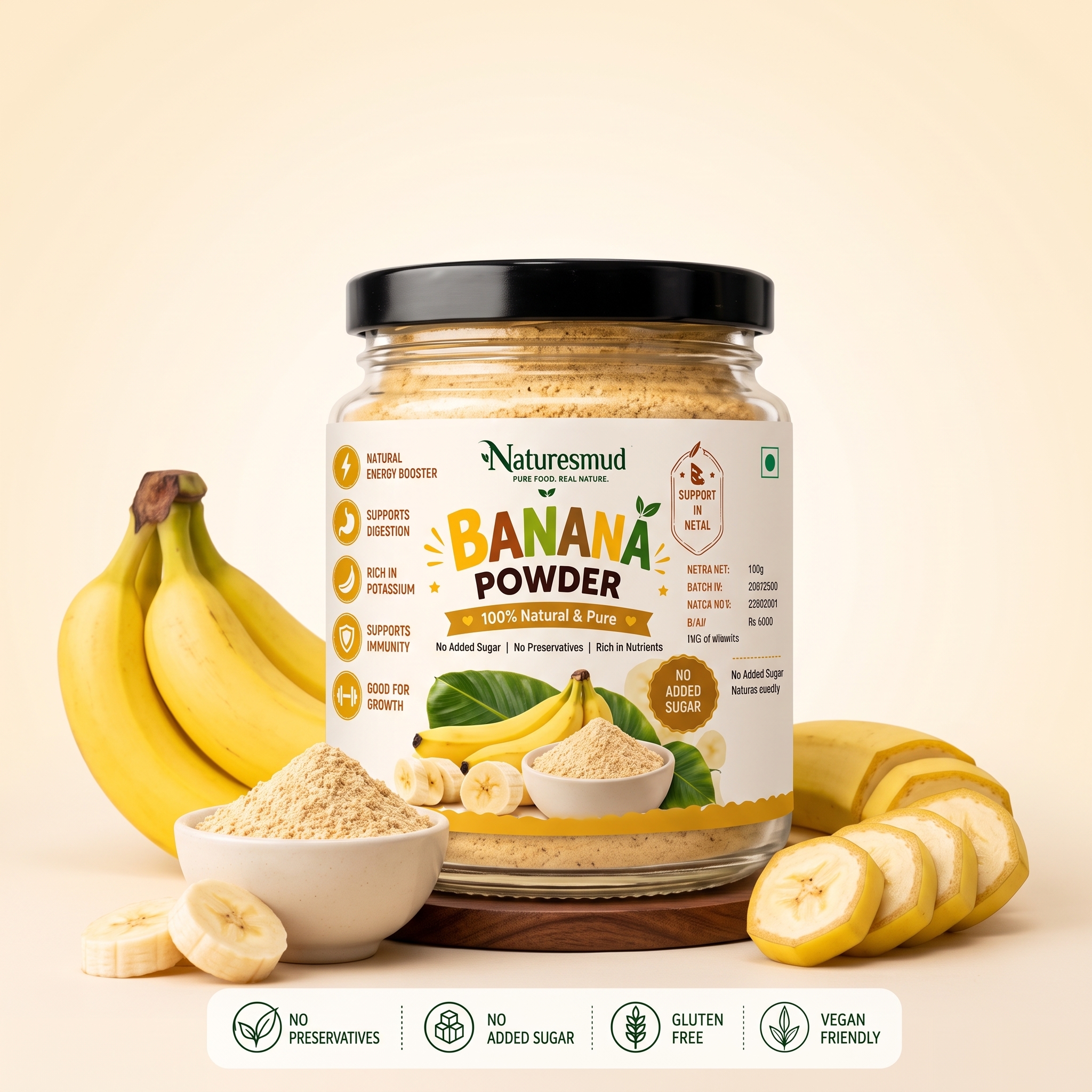Banana Powder - Official Product Poster