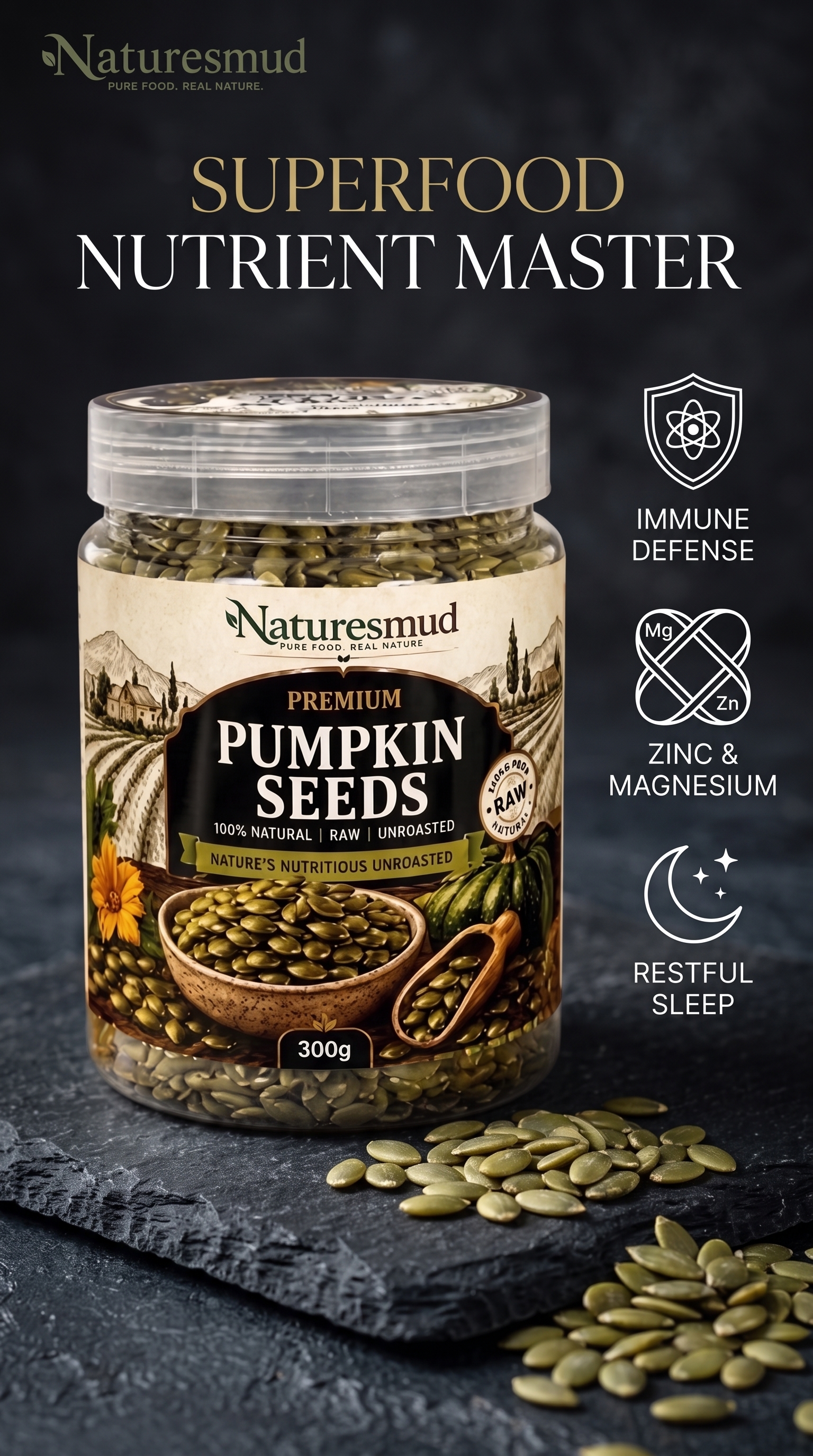 Raw Organic Pumpkin Seeds