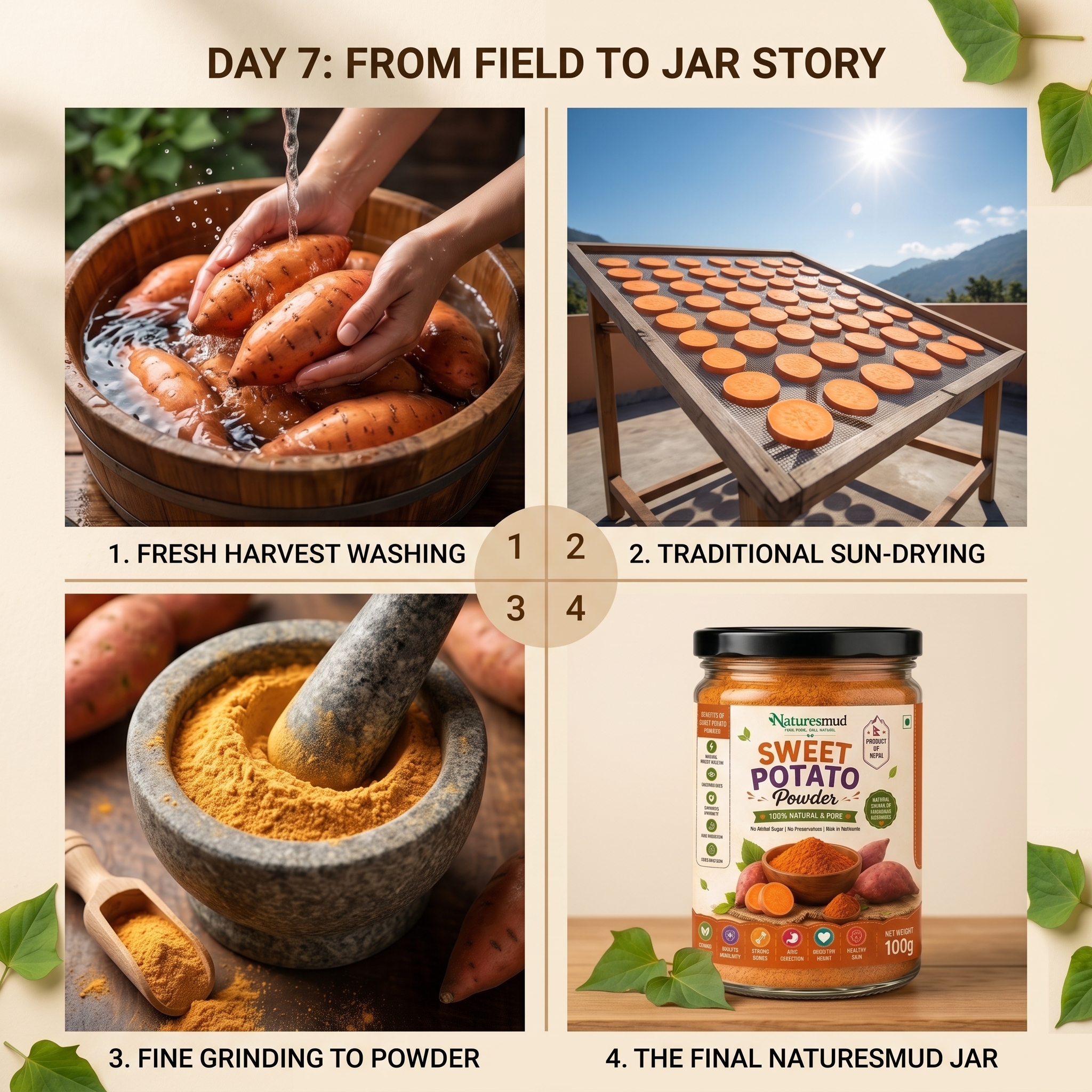 Sweet Potato Powder — Lifestyle & Studio View #5